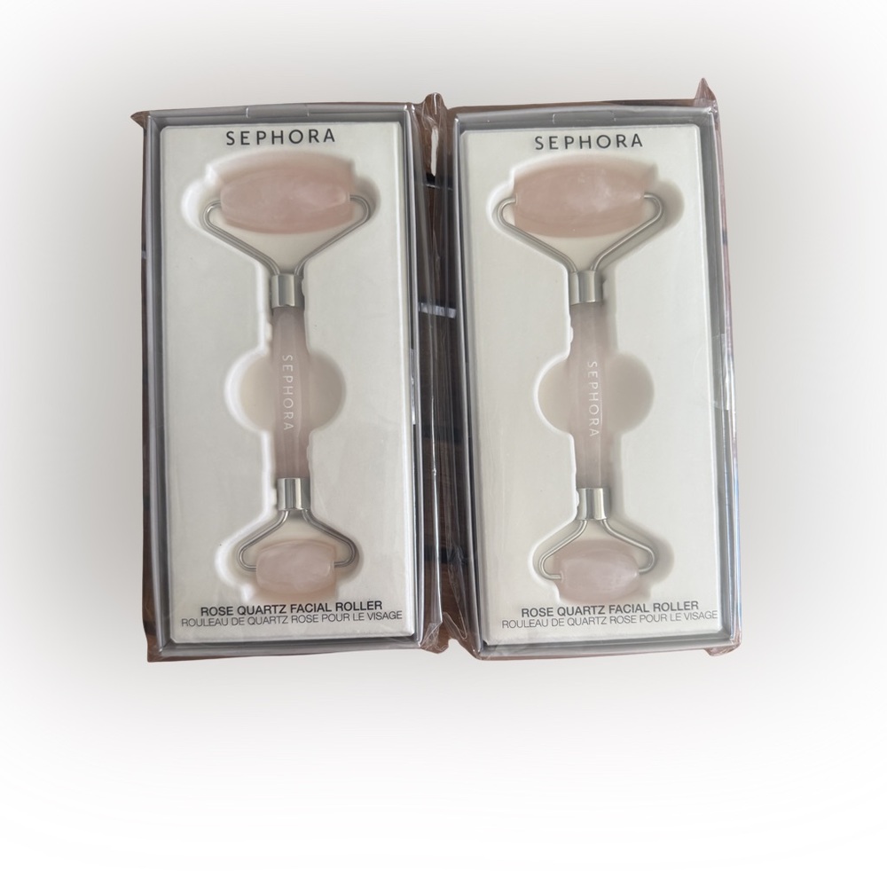 Sephora Rose Quartz Facial Roller *Bundle* - Light Pink-NEW